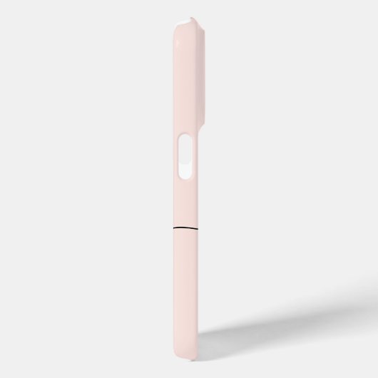 Coques Case-Mate iPhone Fille Monogramme rose pâle Script Nom monogramme (Verso / Droite)
