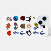 Coques Case-Mate iPhone Fille motif femme design (Verso (horizontal))