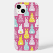 Coques Case-Mate iPhone Fille motif lapin rose (Verso)