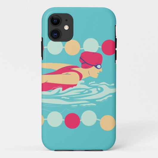Coques Case-Mate iPhone fille nageuse (Dos)