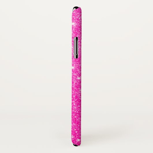 Coques Case-Mate iPhone Fille Parties scintillant Rose Chaud Montrez Vos G (Dos/Droite)