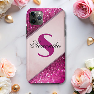 Case-Mate iPhone Case Fille parties scintillant rose étincelles Monogram