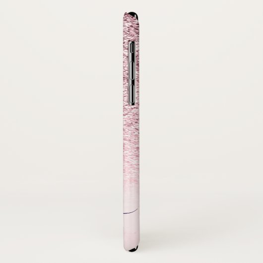 Coques Case-Mate iPhone Fille Parties scintillant rose Marbre Nom du scrip (Dos/Gauche)