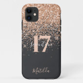 Coques Case-Mate iPhone Fille parties scintillant scintille d'anniversaire (Dos)