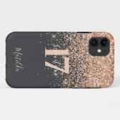 Coques Case-Mate iPhone Fille parties scintillant scintille d'anniversaire (Dos (Horizontal))