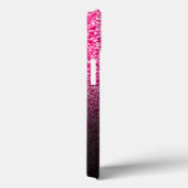 Coques Case-Mate iPhone Fille personnalisée Parties scintillant rose chaud (Verso / Droite)