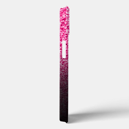 Coques Case-Mate iPhone Fille personnalisée Parties scintillant rose chaud (Verso / Droite)