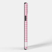 Coques Case-Mate iPhone Fille Pink Bow En vichy Plaid Personnalisé (Verso / Droite)