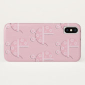 Coques Case-Mate iPhone Fille PInk Porte bébé Floral (Dos (Horizontal))