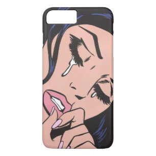 Case-Mate iPhone Case Fille pleurante triste d'art de bruit