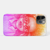 Coques Case-Mate iPhone Fille radieuse avec des lunettes (Dos (Horizontal))