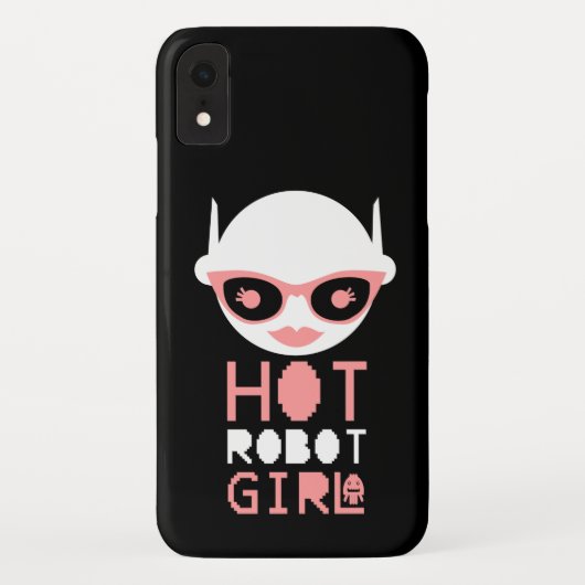 Coques Case-Mate iPhone fille robot chaude (Dos)