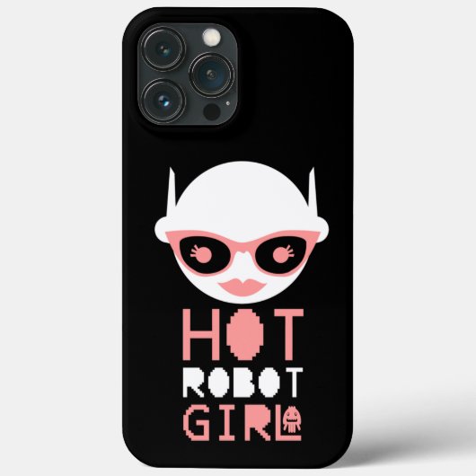 Coques Case-Mate iPhone fille robot chaude (Verso)