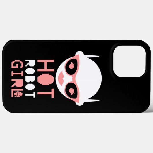 Coques Case-Mate iPhone fille robot chaude (Verso (horizontal))