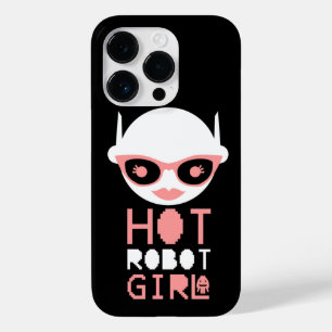 Coque Pour iPhone 14 Pro fille robot chaude