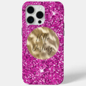 Coques Case-Mate iPhone Fille rose brillante Parties scintillant (Verso)