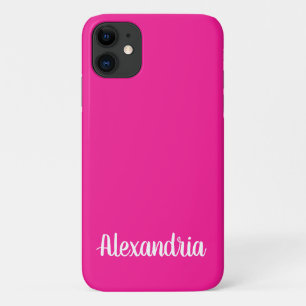 Case-Mate iPhone Case Fille ROSE CHAUD Couleur solide