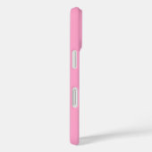 Coques Case-Mate iPhone Fille rose élégant Nom minimal Monogramme (Verso / Droite)