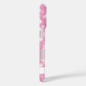 Coques Case-Mate iPhone Fille rose et blanc Parties scintillant étincelant (Verso / Droite)