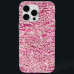 Coque iPhone 15 Pro Max Fille rose et Parties scintillant rousse Zebra<br><div class="desc">Fille rose et Parties scintillant rousse Zebra</div>