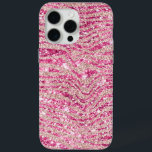 Coque iPhone 15 Pro Max Fille rose et Parties scintillant rousse Zebra<br><div class="desc">Fille rose et Parties scintillant rousse Zebra</div>
