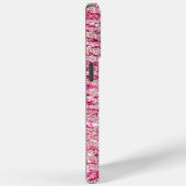 Coques Case-Mate iPhone Fille rose et Parties scintillant rousse Zebra (Verso / Droite)