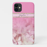 Fille rose Hydrangea Floral Parties scintillant Bi