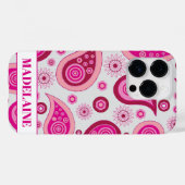 Coques Case-Mate iPhone Fille rose Motif moderne (Verso (horizontal))