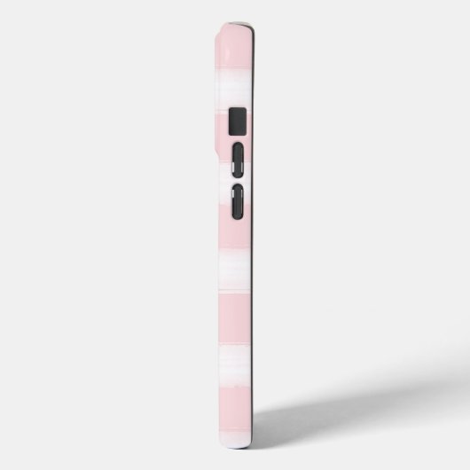 Coques Case-Mate iPhone Fille rose rayures or Parties scintillant cils (Verso / Gauche)