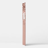 Coques Case-Mate iPhone Fille Rose Rose Rose Rose Parties scintillant Mono (Verso / Droite)