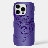 Coques Case-Mate iPhone Fille rouge mauve métallique (Verso)