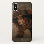 Coques Case-Mate iPhone Fille Steampunk (Dos)