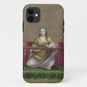 Coques Pour iPhone Fille turque, brodant, XVIIIème siècle (engravin