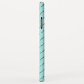 Coques Case-Mate iPhone Fille Turquoise Turquoise Parties scintillant rayu (Dos/Droite)