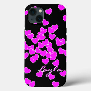 Case-Mate iPhone Case 'Fille Tzigane' - Nom Modèle, Rose Flambant Sur N