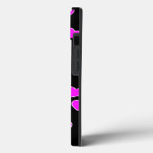 Coques Case-Mate iPhone 'Fille Tzigane' - Nom Modèle, Rose Flambant Sur No (Verso / Gauche)