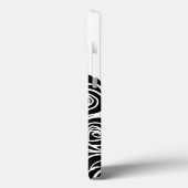 Coques Case-Mate iPhone Fille Vintage rose noire (Verso / Gauche)