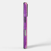 Coques Case-Mate iPhone Fille violet rose rouge vif rayures (Verso / Droite)