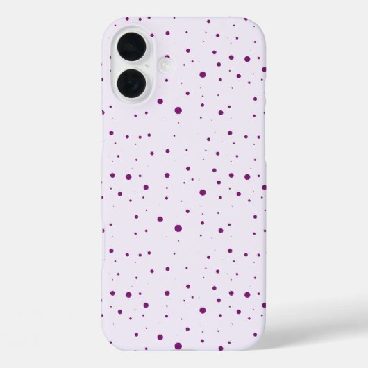 Coques Case-Mate iPhone Fille violette, Lilac Speckled (Verso)