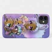 Coques Case-Mate iPhone Filles afro-américaines (Dos (Horizontal))