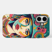 Coques Case-Mate iPhone filles avec casquette (Verso (horizontal))