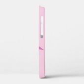 Coques Case-Mate iPhone Filles ballerine cheveux foncé nommé rose (Verso / Gauche)