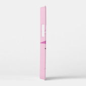 Coques Case-Mate iPhone Filles ballerine cheveux foncé nommé rose (Verso / Droite)