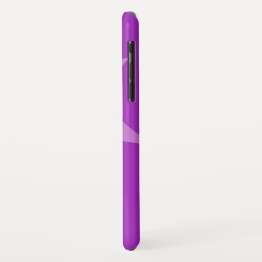 Coques Case-Mate iPhone Filles ballerine rouge violet nom de cheveux (Dos/Gauche)