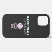 Coques Case-Mate iPhone Filles Basketball Nom joli Panier Personnalisé (Verso (horizontal))