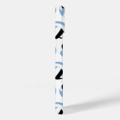 Coques Case-Mate iPhone filles bleu clair noir volleyballs motif (Verso / Droite)