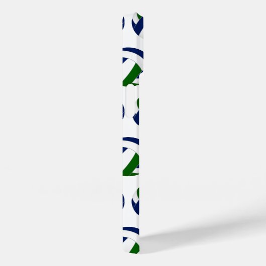 Coques Case-Mate iPhone filles bleu vert volleyballs motif (Verso / Droite)