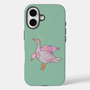 Coques iPhone 16 Filles d'oies Duo d'oies de l'art folklorique fa
