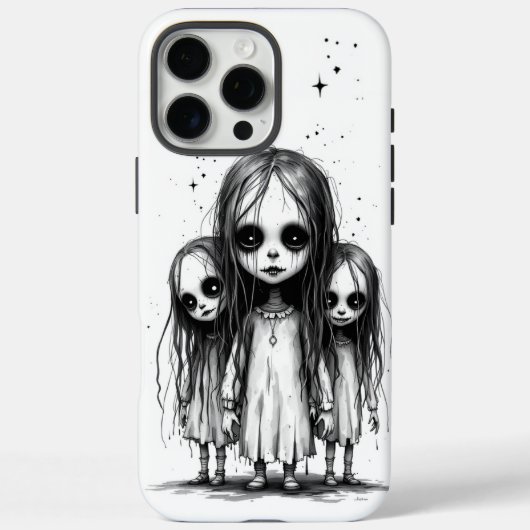 Coques Case-Mate iPhone Filles effrayantes (Verso)