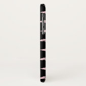 Coques Case-Mate iPhone Filles Flèches Rose & Noir Bohème Chic (Dos/Gauche)